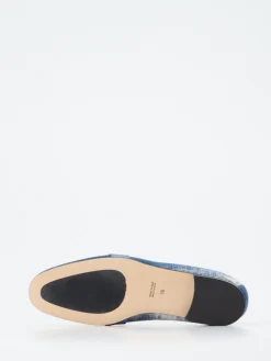 Damen Konstantin Starke – Loafer aus Denim mit Kristallbesatz