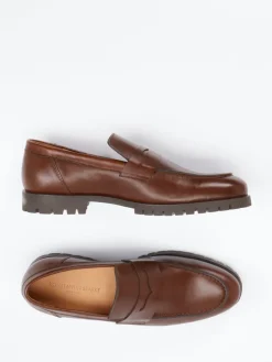 Herren Konstantin Starke – Loafer aus Kalbleder Dunkel