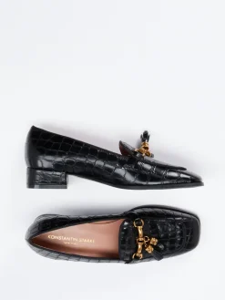 Damen Konstantin Starke – Loafer aus geprägtem Leder