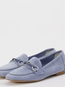 Damen Konstantin Starke – Loafer aus Veloursleder Hell