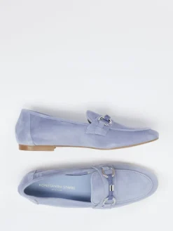 Damen Konstantin Starke – Loafer aus Veloursleder Hell