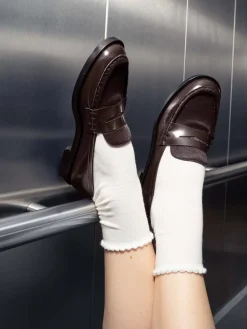 – Loafer aus Hochglanzleder Dunkel*Konstantin Starke Online