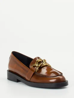 – Loafer aus Hochglanzleder Cognac*Konstantin Starke Outlet