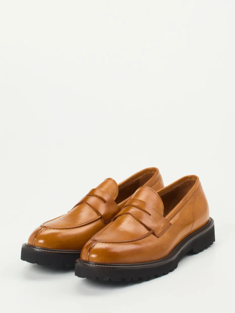 Herren Konstantin Starke – Loafer aus Büffelleder Cognac