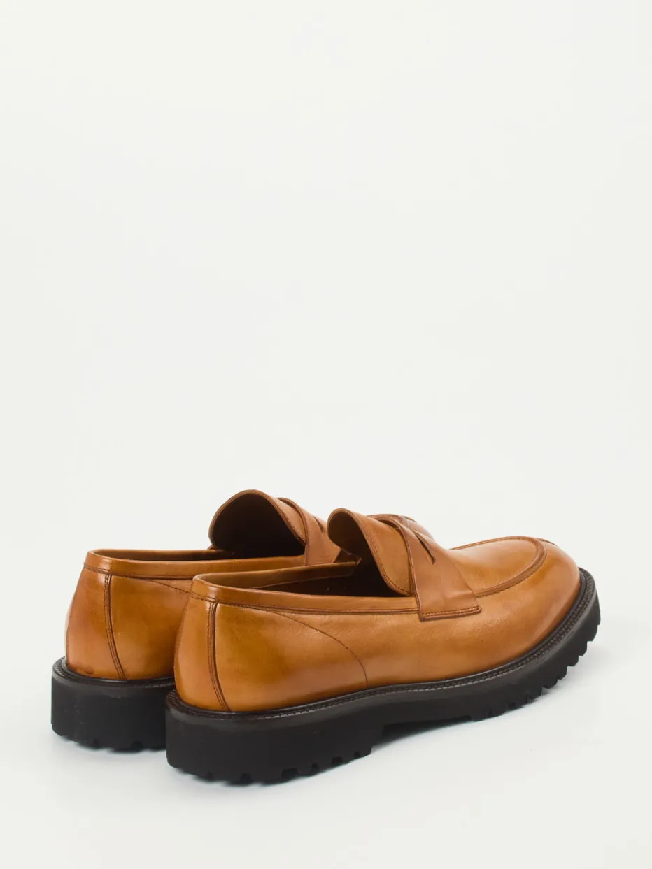 Herren Konstantin Starke – Loafer aus Büffelleder Cognac