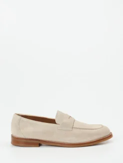 Herren Konstantin Starke – Loafer aus Veloursleder Beige