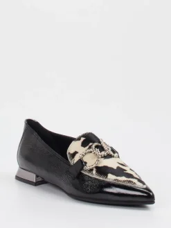 – Loafer aus Lackleder mit Animalprint*Konstantin Starke Online