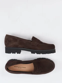 Damen Konstantin Starke – Loafer aus Veloursleder Dunkel
