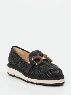 Damen Konstantin Starke – Loafer aus Bastgeflecht