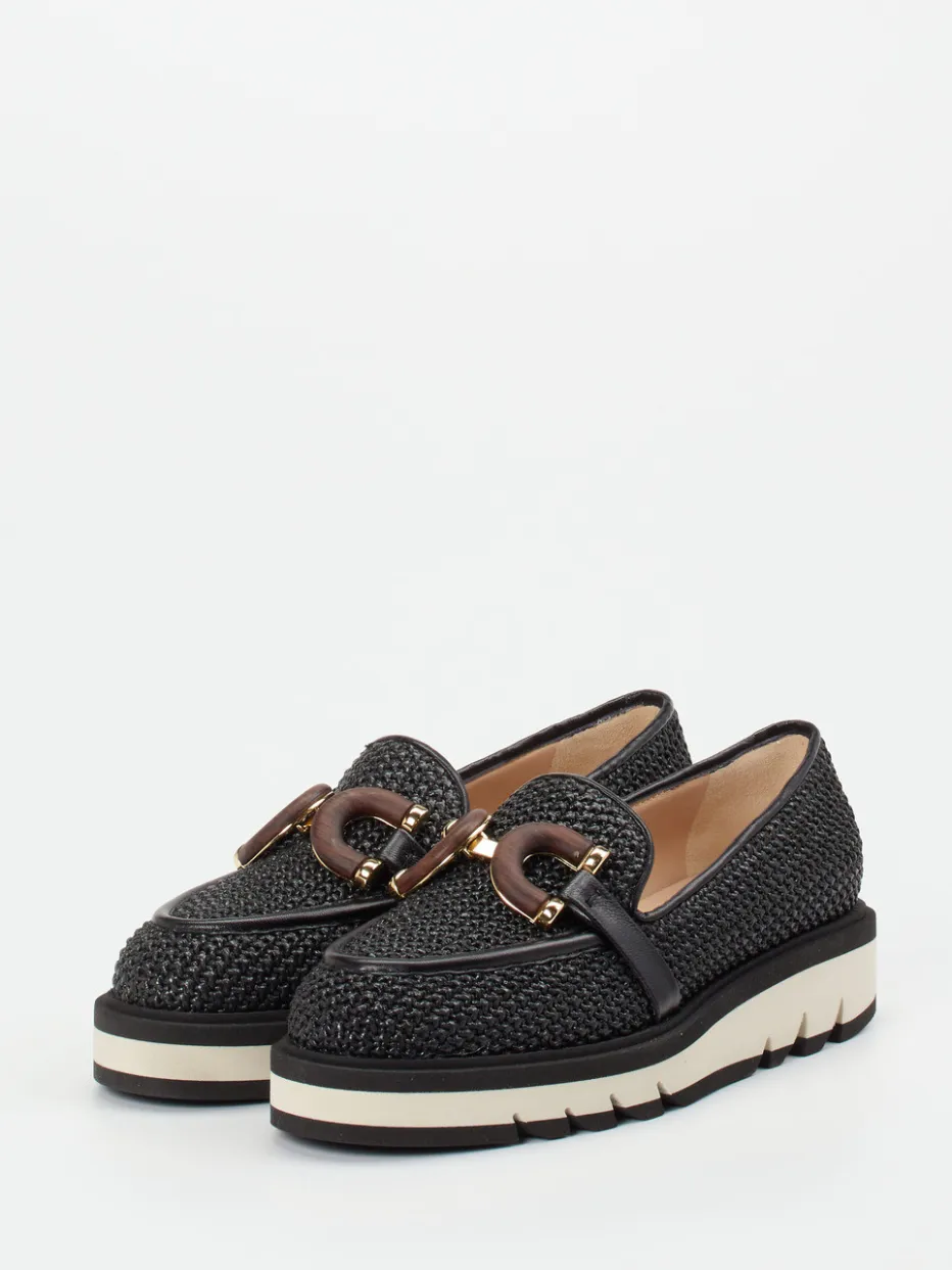 Damen Konstantin Starke – Loafer aus Bastgeflecht