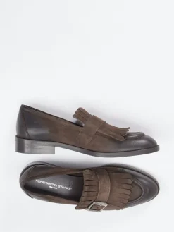 – Loafer aus Veloursleder Dunkel*Konstantin Starke Online