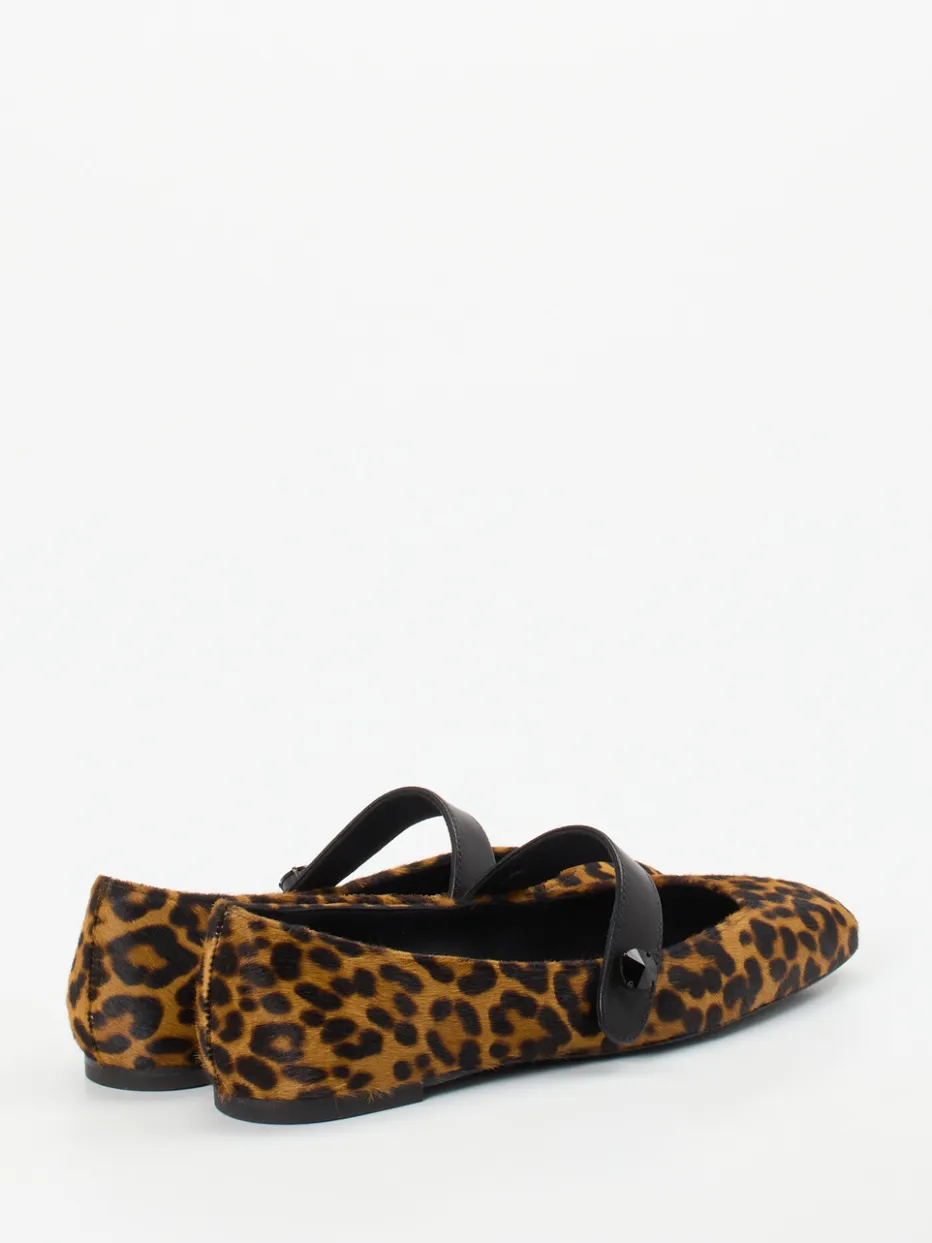 – Mary Janes aus Kalbleder mit Leoprint*Konstantin Starke Best