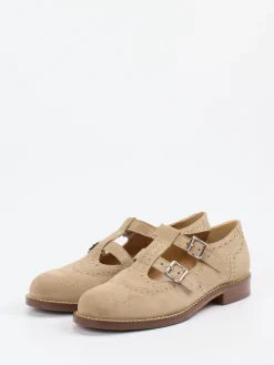 Damen Konstantin Starke – Mary-Jane-Halbschuh aus Veloursleder