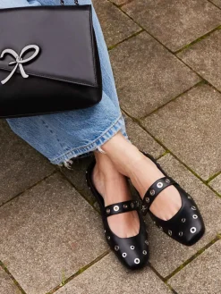 Damen Konstantin Starke – Mary-Jane-Ballerina aus Lammleder