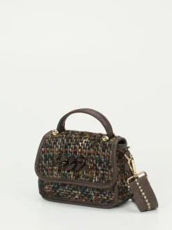 – Mini-Bag aus Textil Dunkel*Konstantin Starke