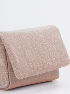 – Minitasche aus Textil in Roségold*Konstantin Starke