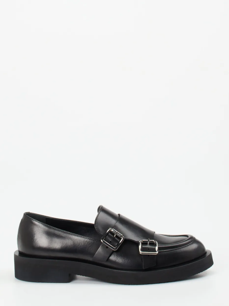 Damen Konstantin Starke – Monkstrap-Loafer aus Kalbleder
