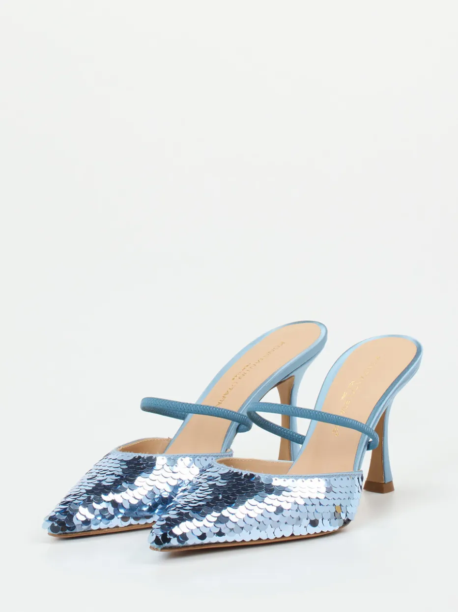 Damen Konstantin Starke – Mules aus Metallic mit Pailletten