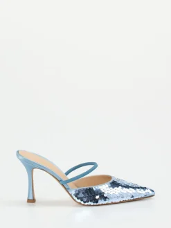 Damen Konstantin Starke – Mules aus Metallic mit Pailletten