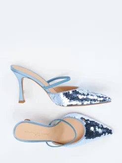 Damen Konstantin Starke – Mules aus Metallic mit Pailletten