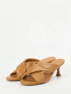 – Mules aus Lammleder Cognac*Konstantin Starke Outlet