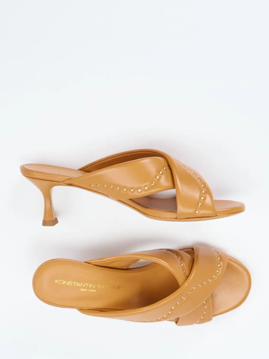 – Mules aus Lammleder Cognac*Konstantin Starke Outlet