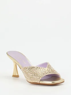 Damen Konstantin Starke – Mules aus Metallicleder