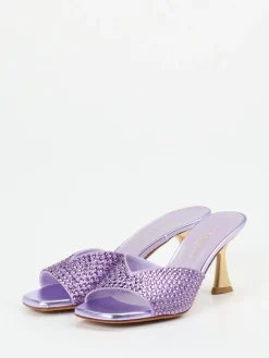 – Mules aus Metallicleder Flieder*Konstantin Starke Best