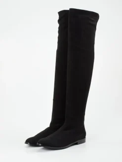 – Overknee-Stiefel aus Veloursleder*Konstantin Starke Sale