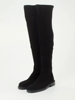 – Overknee-Stiefel aus Veloursleder*Konstantin Starke Online