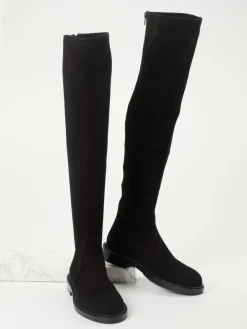 – Overknee-Stiefel aus Veloursleder*Konstantin Starke Online