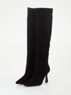 – Overknee-Stiefel aus Veloursleder*Konstantin Starke