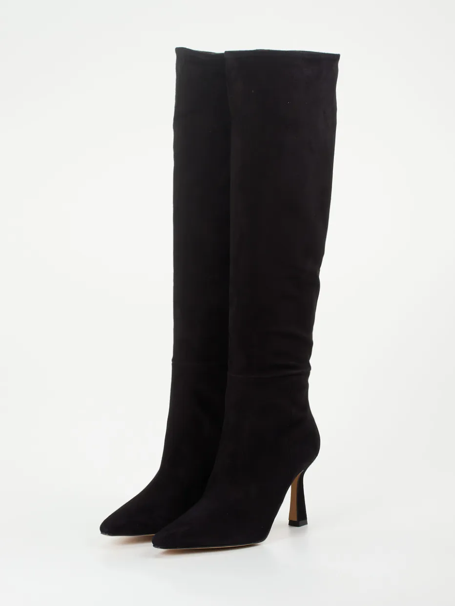 – Overknee-Stiefel aus Veloursleder*Konstantin Starke