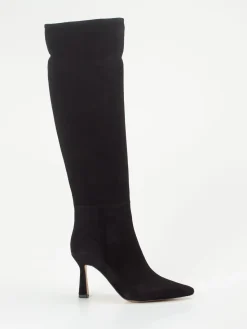 – Overknee-Stiefel aus Veloursleder*Konstantin Starke