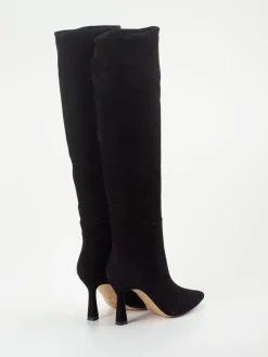 – Overknee-Stiefel aus Veloursleder*Konstantin Starke