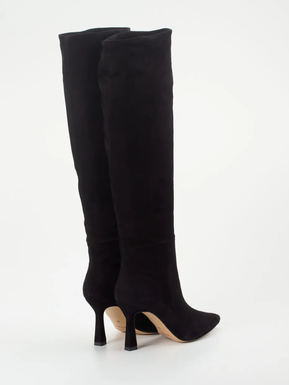 – Overknee-Stiefel aus Veloursleder*Konstantin Starke