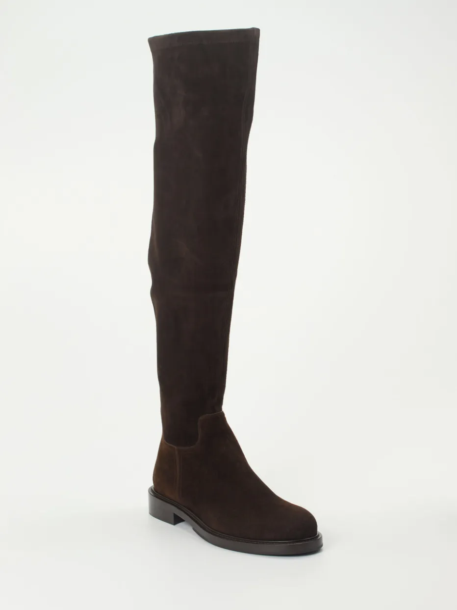 – Overknees aus Veloursleder dunkel*Konstantin Starke Hot