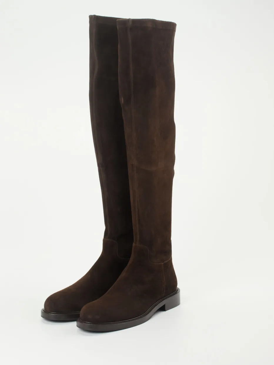 – Overknees aus Veloursleder dunkel*Konstantin Starke Hot