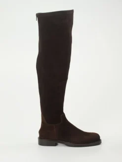 – Overknees aus Veloursleder dunkel*Konstantin Starke Hot