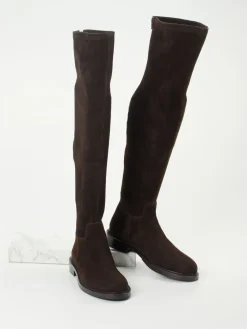 – Overknees aus Veloursleder dunkel*Konstantin Starke Hot