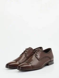 – Oxford aus geprägtem Leder schoko*Konstantin Starke Hot