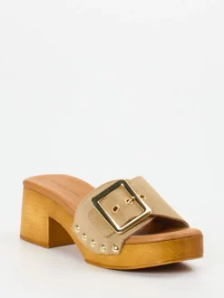 Damen Konstantin Starke – Pantoletten aus Veloursleder