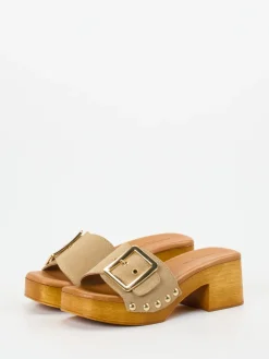 Damen Konstantin Starke – Pantoletten aus Veloursleder