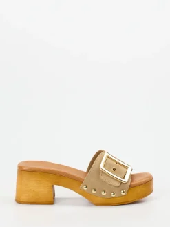 Damen Konstantin Starke – Pantoletten aus Veloursleder