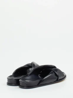 Damen Konstantin Starke – Pantolette aus Lammleder in Schwarz