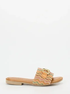 – Pantolette aus Bastgeflecht color*Konstantin Starke New