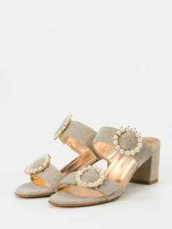 – Pantolette aus Metallicleder*Konstantin Starke Online