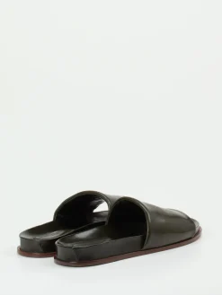 Herren Konstantin Starke – Pantolette aus Lammleder Dunkel