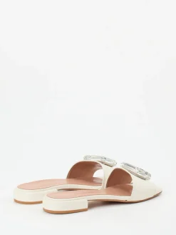 – Pantolette aus Lammleder cremeweiß*Konstantin Starke Discount