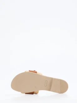 Damen Konstantin Starke – Pantolette aus Kalbleder cognac